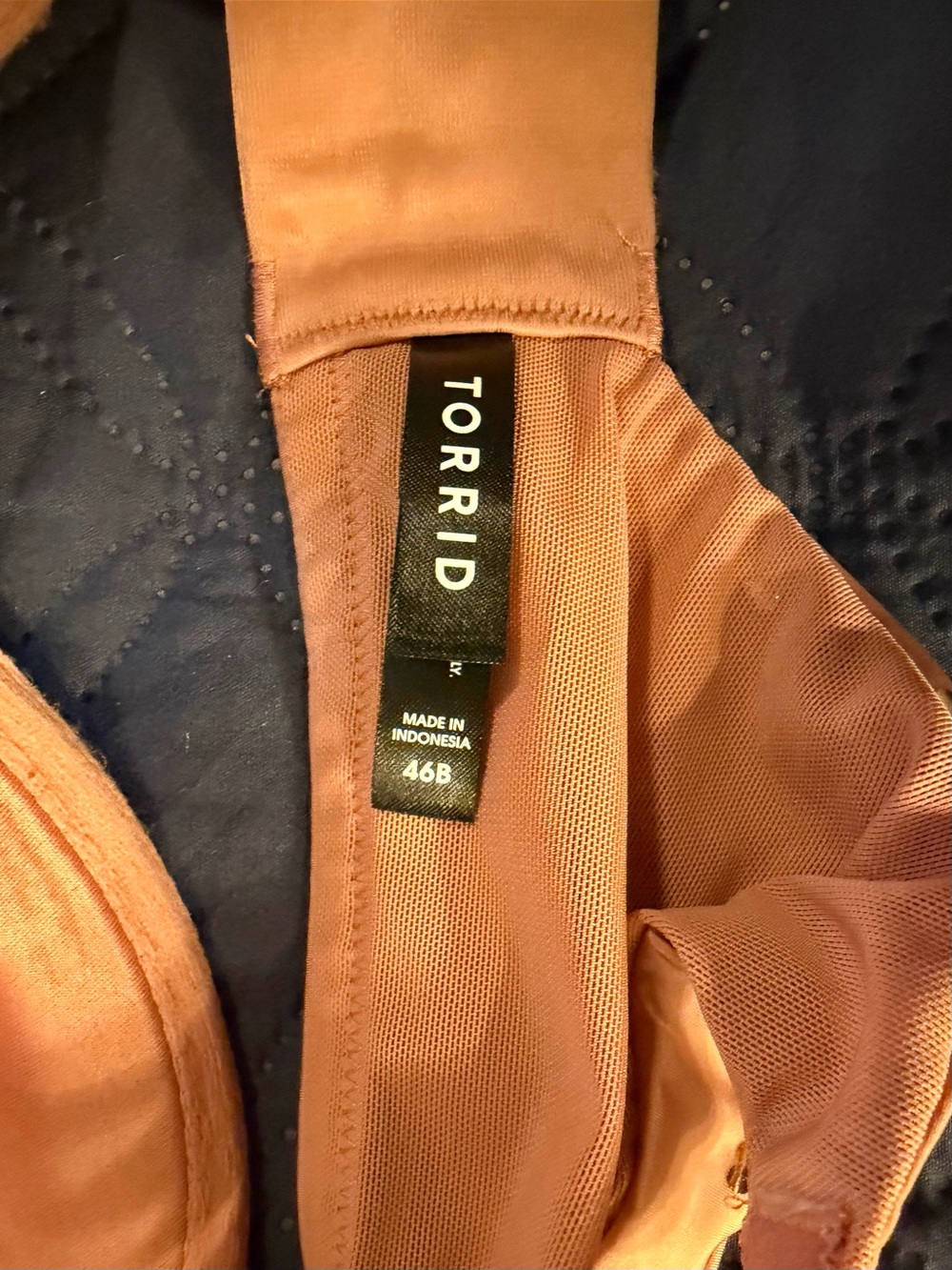 Torrid Perfect Coverage Lightly Lined Back Smoothing Bra- Brandy Hearts Ash Rose - Picture 5 of 5